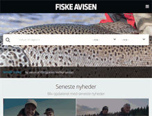 Tablet Screenshot of fiskeavisen.dk